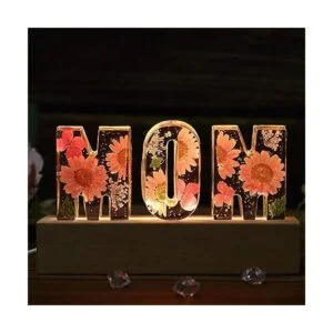 Voaesdk Moldes de resina de luz de letras grandes molde_3