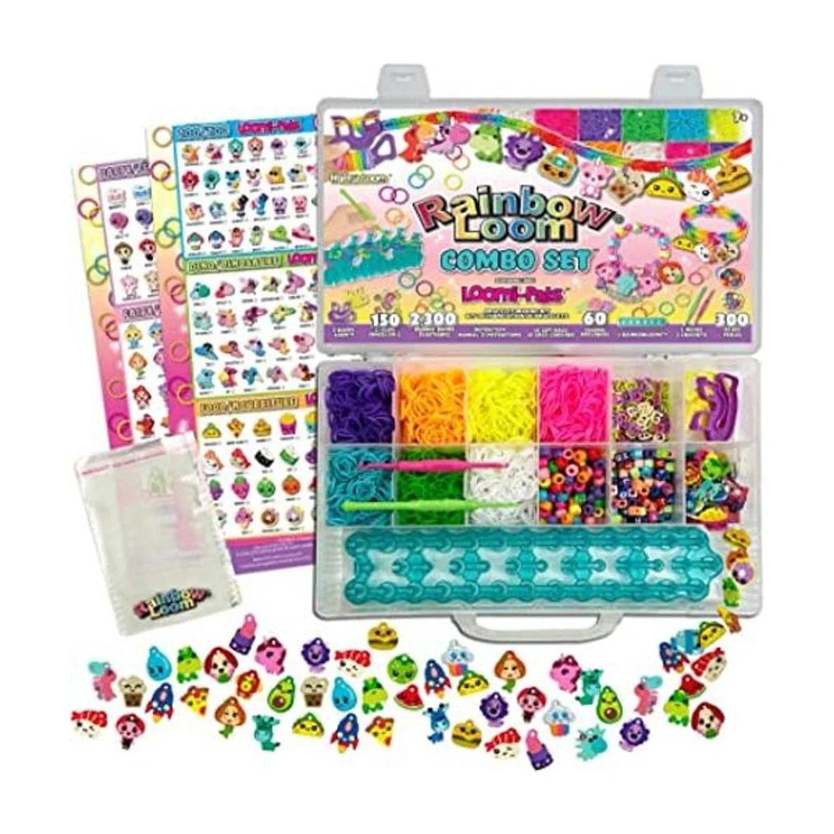 Rainbow Loom LoomiPals Juego combinado con 60 bonitos_1