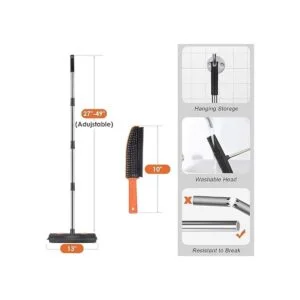 Conliwell Rastrillo de goma para removedor de pelo de_4