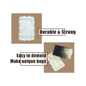 MUFUN Molde de resina para monedero molde de embrague de_3