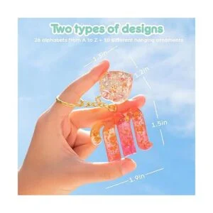 Mocoosy Juego de 182 moldes de resina del alfabeto de_5