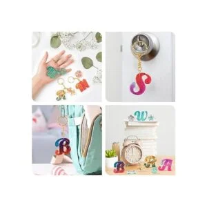 Mocoosy Juego de 182 moldes de resina del alfabeto de_7
