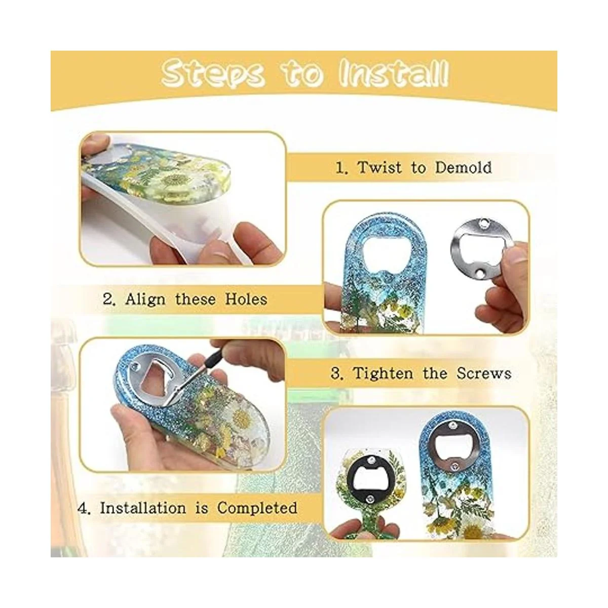 Moldes de resina para abridor de botellas moldes de_5