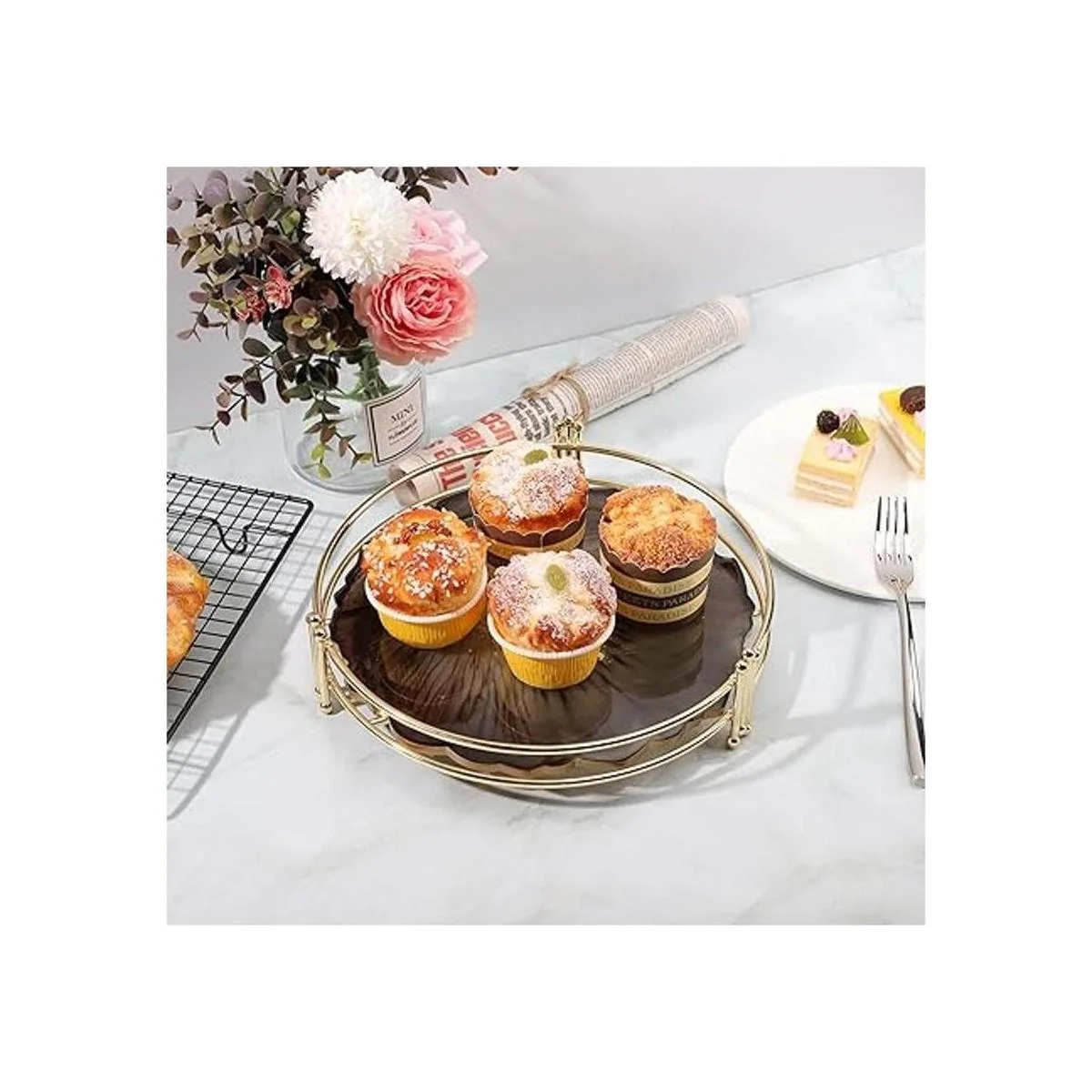 Bandeja redonda grande de resina de 13 pulgadas bandeja_6