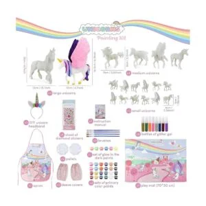 BONNYCO Kit de pintura de unicornios para niñas con 18_2