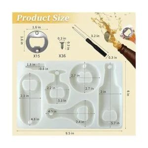 Moldes de resina para abridor de botellas moldes de_3