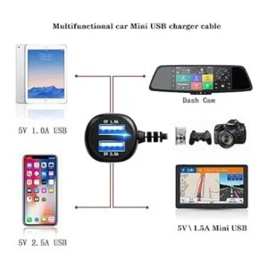 Cable de carga de Dash Cam cable de carga GPS cable de_6