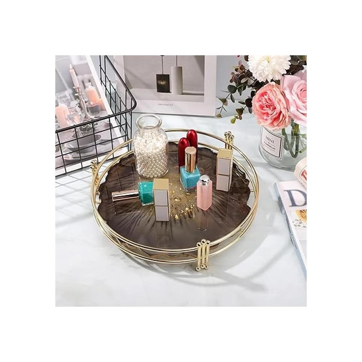 Bandeja redonda grande de resina de 13 pulgadas bandeja_5