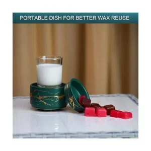 PALANCHY Calentador de cera derretida de cerámica 2 en 1_4