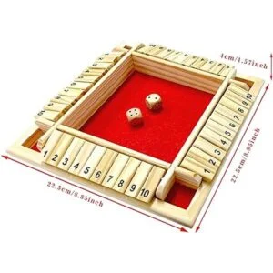 DCBEAUTIFUL Juego de dados para cerrar la caja juego de_6