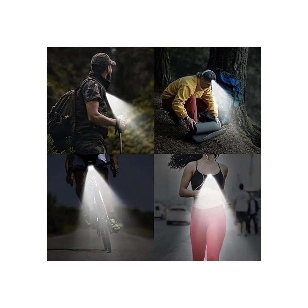 Paquete de 2 luces para correr luz de seguridad con clip_7