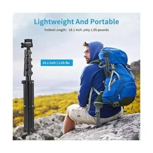 Trípode de teléfono de 70 pulgadas trípode extensible_7