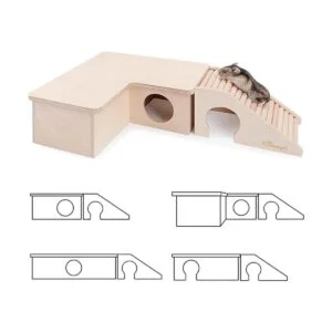 Niteangel Casa para hámster con escalera para hámsteres_6