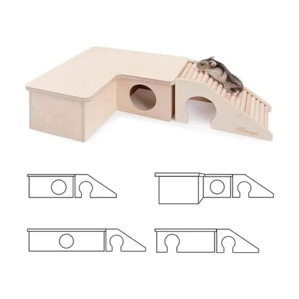 Niteangel Casa para hámster con escalera para hámsteres_6