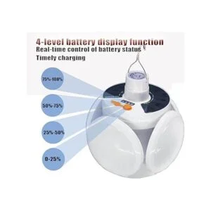 Linterna plegable para camping solar recargable por USB_6
