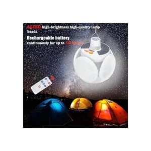 Linterna plegable para camping solar recargable por USB_3