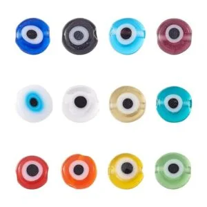 Cheriswelry 420 cuentas de cristal multicolores redondas y_2