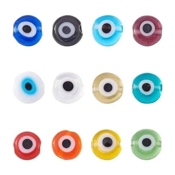 Cheriswelry 420 cuentas de cristal multicolores redondas y_2