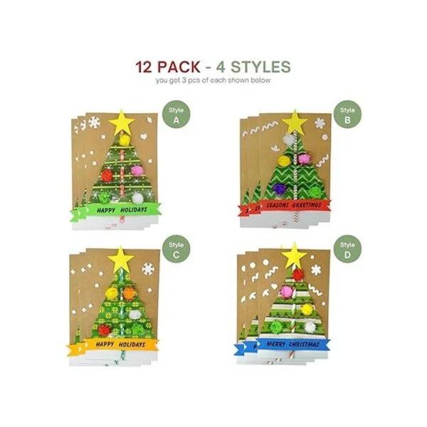 4Es Novelty Kit de manualidades para hacer tarjetas de_3