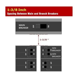 Kit de bloqueo de generador compatible con paneles Square_3