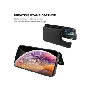 ONETOP Compatible con iPhone 13 Pro Max Funda tipo cartera_5