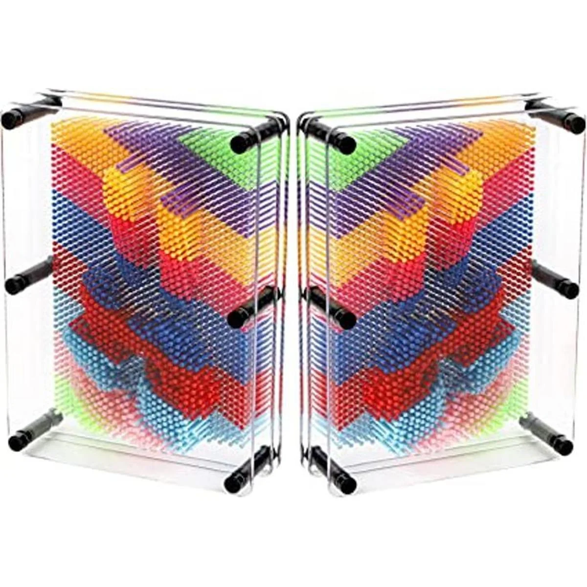 Hacaroa Paquete de 2 pines 3D Art Toy de 8 x 6 pulgadas_1