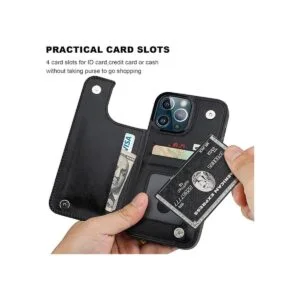 ONETOP Compatible con iPhone 13 Pro Max Funda tipo cartera_4