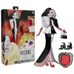 Disney Villains Cruella De Vil Muñeca de moda accesorios_2
