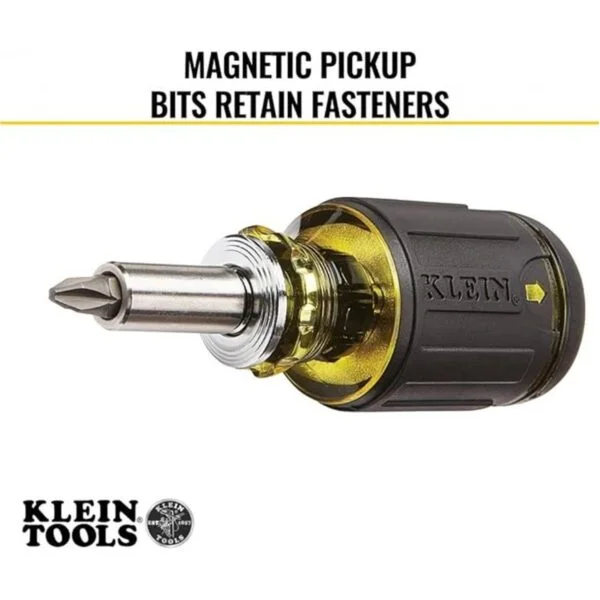 Klein Tools 32308 Destornillador de Stubby Multibit_4