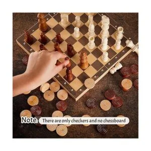 Juego de ajedrez de madera de 80 piezas de ajedrez hecho a_7