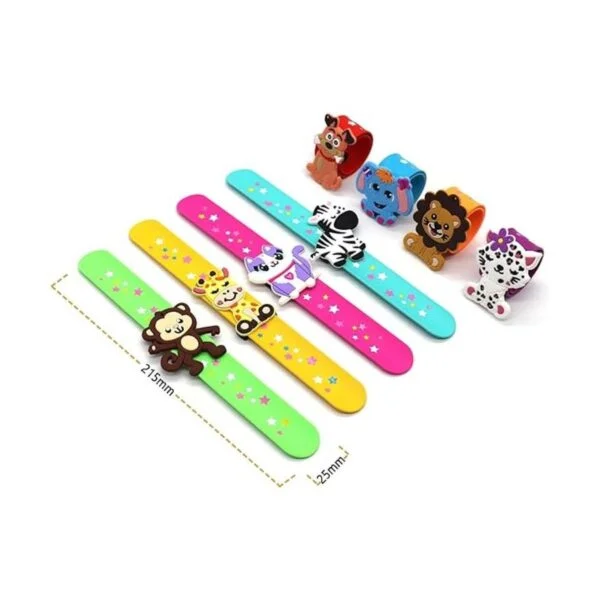 Pulseras con forma de bofetada de animales recuerdos de_3