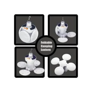 Linterna plegable para camping solar recargable por USB_2