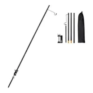 TOBWOLF Barra de lámpara plegable portátil con estaca_1