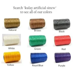 Multi colores Kulay hilo de poliéster verde encerado para_4