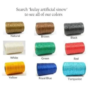 Kulay Hilo de poliéster plano encerado para manualidades_3