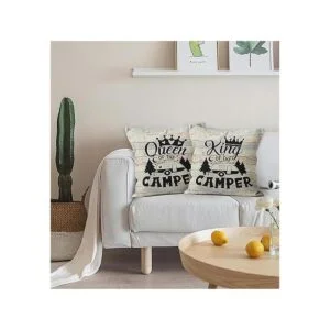 HUYAW Juego de 2 fundas de almohada para cama King Queen_2