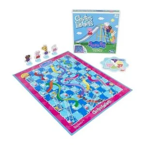 Chutes and Ladders Peppa Pig Edition Juego de mesa para_3