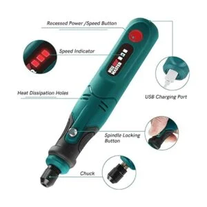 Herramienta rotativa inalámbrica NEU MASTER mini kit de_5