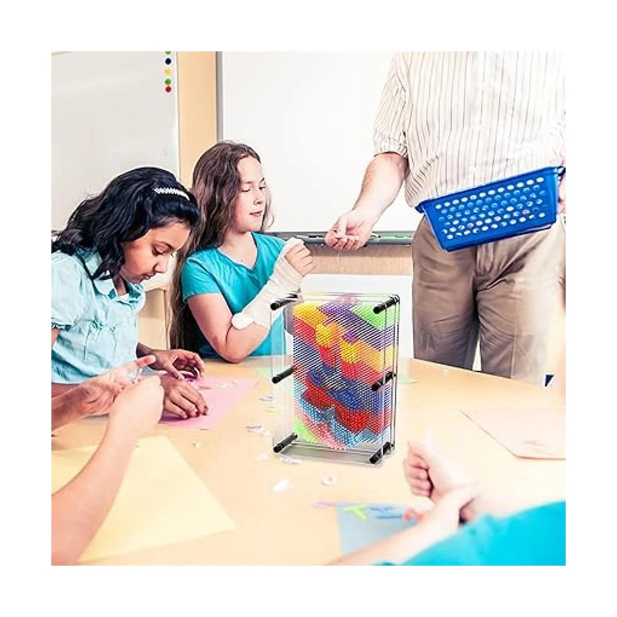 Hacaroa Paquete de 2 pines 3D Art Toy de 8 x 6 pulgadas_6