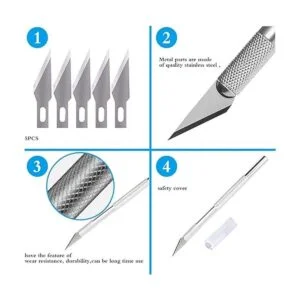 PLANTIONAL Juego de esquiador de cuero de metal 5 tipos_6