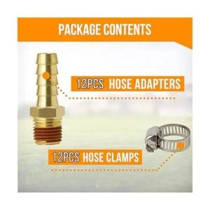 SUNGATOR Paquete de 12 accesorios de manguera de aire_2