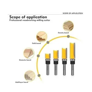 MNA Juego de 4 puntas recortadoras de rodamientos_5