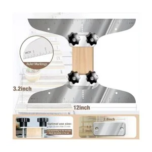 NAACOO Herramienta de plantilla de banda de rodadura de_2