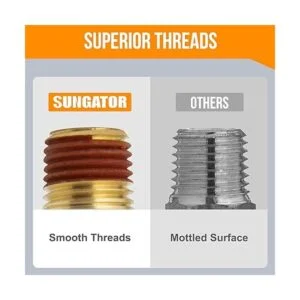 SUNGATOR Paquete de 12 accesorios de manguera de aire_4