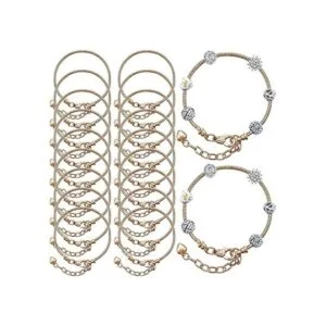 20 pulseras de 7.87 pulgadas cadenas de serpiente_1