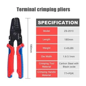 Herramienta de prensado Molex Zhushan ZS2510 Abierto_2