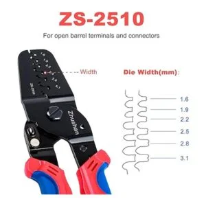 Herramienta de prensado Molex Zhushan ZS2510 Abierto_4