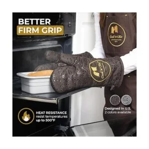 CooknChic Guantes de horno de alta calidad resistentes_2