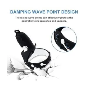 Mcbazel 1 Pair Controller Grip Cover for Oculus Quest 2_5
