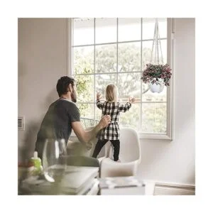 Macramé Colgador de plantas para colgar en interiores y_7